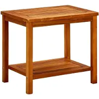 Merkloos Table basse en bois massif d'acacia
