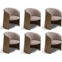 AEA Chaises. Design moderne. Beige, gris. Textile, bois. Intemporelles, confortables, élégantes