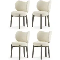 AEA Chaises de style moderne, couleur beige, confortables, pratiques, pour salle à manger