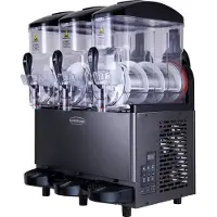 CombiSteel Machine à granita avec 3 machines à glaçons de 12 litres