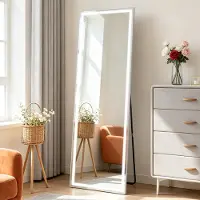 Dripio Miroir de sol avec éclairage LED, 150 cm, capteur tactile, variateur d'intensité