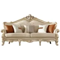 AEA Klassische 3-Sitzer Ledercouch Stilvolles Wohnzimmer Ledersofa
