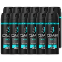 Axe 12 sprays corporels déodorants Apollo - 150 ml - Pack avantage - 12 pièces