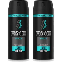 Axe 2 vaporisateurs corporels Apollo - 150 ml - Pack avantage - 2 pièces