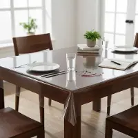 StarTech.com Protection de table en PVC - Nappe transparente - 180 x 90 cm - Épaisseur : 1,6 mm - Résistante à l'eau et aux rayures - Transparente