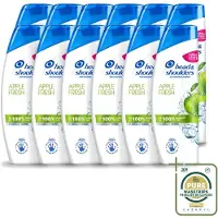 Head & shoulders 12 bouteilles de shampooing Apple Fresh, 400 ml, lot de 12