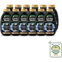 Garnier 12 flacons de shampooing Loving Blends, formule au charbon actif, pour les cheveux à racines grasses et longueurs sèches, 300 ml, pack économique - 12 pièces