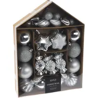 Home Styling Collection Zestaw bombek w różnych kształtach, 32 szt. (32x)