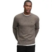 Superdry Homme Pull à Manches Torsadées Brossé Brown Taille: M