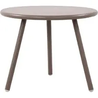 BellaFurn Table de jardin moderne, table de salon résistante aux intempéries, design inoxydable -UV-résistant | Couleur : taupe