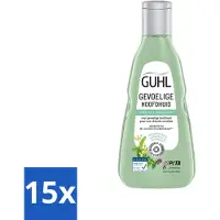 Guhl - Shampooing - Cuir chevelu sensible - 250 ml - Pack avantage - 15 pièces