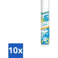 Batiste - Fresh - Shampooing sec - Parfum frais et propre - Rafraîchit et donne de la tenue - 200 ml - Pack avantage - 10 pièces