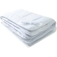 OEM Couverture toute saison, douceur au toucher, 200 x 200 cm, blanche, 1500 g