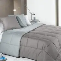 OEM Couette simple grise, 100% coton, 1 pièce