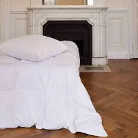 OEM Couette en duvet Daisy, 220x240 cm, blanche, garnissage en duvet et plumes