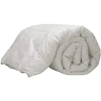 OEM Couette en duvet de canard, 92% duvet de canard, 250 g/m², dimensions 200x220 cm, tissu en percale de coton