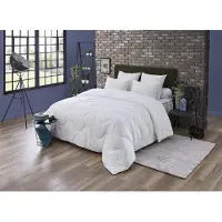 OEM Couette en duvet, dimensions 240/260 cm, pour un lit simple, lavable en machine, écologique