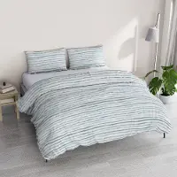 OEM Ensemble de literie pour lit double, dimensions 250x200 cm, comprenant 2 taies d'oreiller de 52x82 cm, en coton