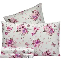 OEM Ensemble de draps en coton percale, 180x200 cm, 4 pièces, doux