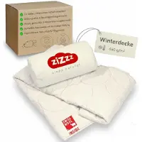 OEM Couette d'hiver extra chaude, 460 g/m², en laine suisse, Coton, 150x200 cm