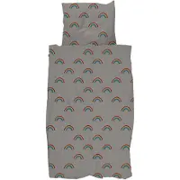 OEM Ensemble de literie arc-en-ciel, comprenant : - Couverture de 135x200 cm - 1 taie d'oreiller de 80x80 cm