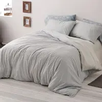 OEM Housse de couette Velvelina, 135 cm, gris, design 005