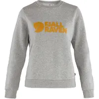 Fjällräven - Sweat en coton biologique - Fjällräven Logo Sweater W Grey Melange en Coton - Taille L - Gris