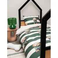 OEM Ensemble de literie Labradoodle, en Coton, comprenant une housse de couette de 135x200 cm et une taie d'oreiller de 80x80 cm