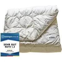 OEM Couette en fibres naturelles, modèle "tout confort", 155x220 cm, en Coton et kapok