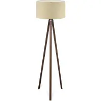 Opviq , AYD-2935, lampadaires, beige, bois, 21 x 38 x 140 cm