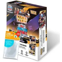 Topps Lot comprenant des cartes de collection UCC Match Attax Champions League 2026/27 – 1 boîte mini (équipe STRIKE) #1 + pochettes de rangement exclusives