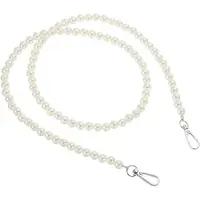 OEM Chaîne de perles pour sac à main - Avec fermoirs métalliques - Pour sacs à main - 100 cm - Argenté