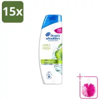 Head & shoulders 15 flacons de shampooing Apple Fresh - 400 ml - Lot de 15