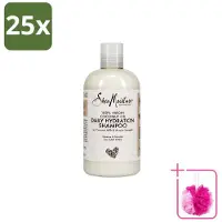 Shea Moisture 25 flacons de shampooing hydratant quotidien à l'huile de coco vierge , 384 ml - Lot de 25