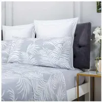 OEM Ensemble de draps en Coton, 150x190/200 cm, couleur gris
