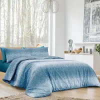 OEM Ensemble de literie pour lit simple, dimensions 150x200 cm, 100% coton, fabrication italienne