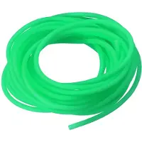 OEM Tuyau en caoutchouc, 5 mètres, 2 mm d'épaisseur, avec un trou de 1 mm, de couleur vert foncé, fil creux pour la création de bijoux artisanaux