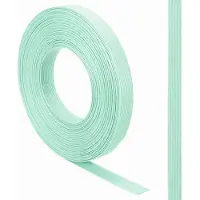 OEM Tuyau tressé en papier, 10 mètres, 1,5 cm de large, 12 couches, vert menthe