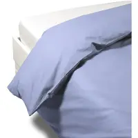 OEM Parure de lit en percale, pour lit double, 100% coton, 400 fils, bleu clair
