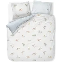 OEM Parure de lit Blossom Chique, blanche, 200x200 + 2 taies d'oreiller 80x80 cm
