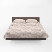 OEM Ensemble de literie, en percale de coton, dimensions 240x280 cm, comprenant 2 taies d'oreiller
