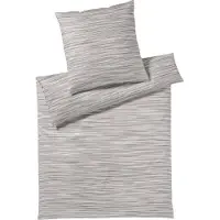OEM Couvre-lit Vivid 4111, couleur Stone, dimensions 80x80 cm + 155x220 cm, en satin Mako
