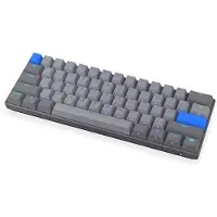 Endorfy Clavier mécanique - - Thock V2 Compact Wireless - 60% Hot-swap - Bluetooth/2,4 GHz/USB-C - Yellow by Gateron