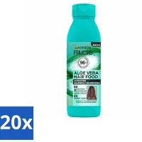 Garnier - Fructis Hair Food Aloe Vera - Shampooing - Cheveux normaux à secs - 350 ml - Pack avantage - 20 pièces