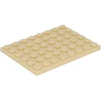 LEGO 6x8 Panneaux de construction Beige clair - 3036 NOUVEAU Quantité 25x