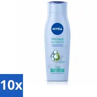 Nivea - Shampooing - Soin volumateur - Fortifiant - Soin sain - 250 ml - Pack avantage - 10 pièces