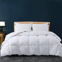 Merkloos Couette synthétique alternative au duvet, avec coins d'angle et propriétés hypoallergéniques