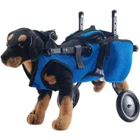 Merkloos Promenadeur pour chien, conçu pour les pattes arrière - Réglable et léger