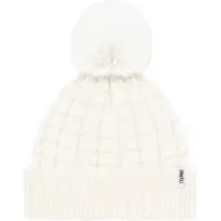 Colmar - Bonnet à pompon doublé polaire - Ladies Hat Ski White - Blanc
