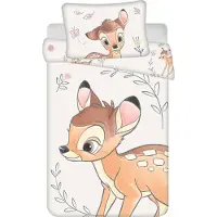 Disney Bambi Enfants Parure de lit - Housse de couette 100x135 cm + taie d'oreiller 40x60 cm